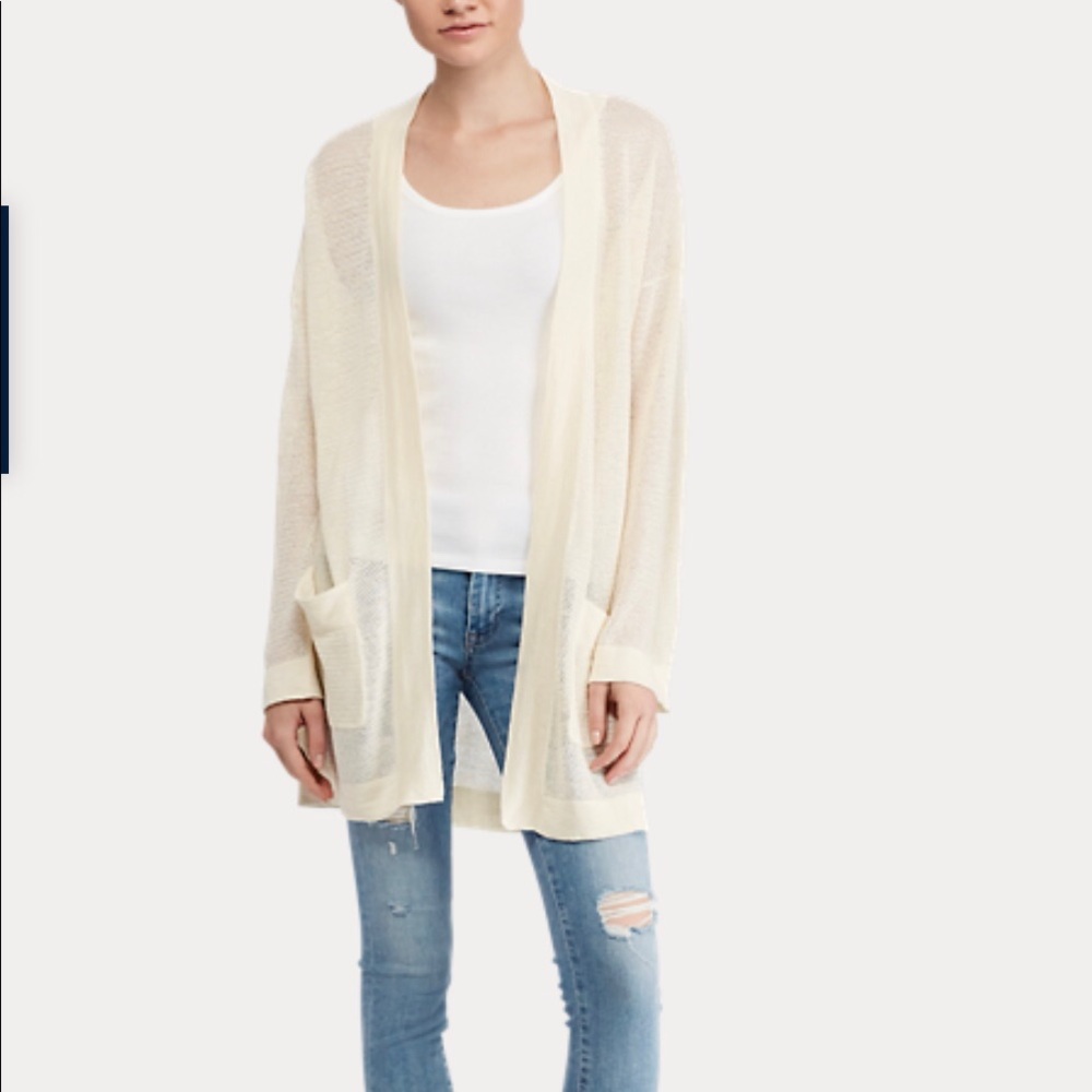 Ralph Lauren Front Open Long Cardigan